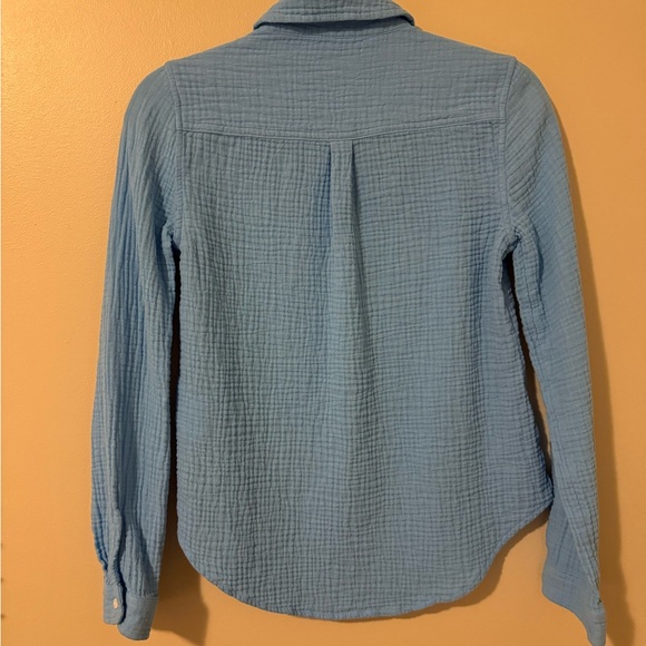 [LILLY PULITZER] Geanie Button-Down in ‘Frenchie Blue’ - Picture 6 of 10